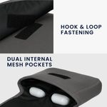 PC, gaming si accesorii - Retelistica - Cabluri si accesorii - Geanta organizatoare cabluri Kwmobile, protectie la socuri si zgarieturi, neopren si textil, gri - Infinity.ro