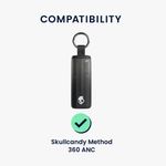 Laptop, Telefoane si Tablete - Wearables si gadgeturi - Wearables - Accesorii wearables - Husa casti Kwmobile pentru Skullcandy Method 360 ANC, protectie la zgarieturi, Silicon, negru - Infinity.ro