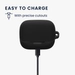 Laptop, Telefoane si Tablete - Wearables si gadgeturi - Wearables - Accesorii wearables - Husa casti Kwmobile pentru Anker Soundcore K20i, protectie la zgarieturi, Silicon, negru - Infinity.ro