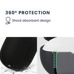 Laptop, Telefoane si Tablete - Wearables si gadgeturi - Wearables - Accesorii wearables - Husa casti Kwmobile pentru Baseus BP1 Pro, protectie la zgarieturi, Silicon, negru - Infinity.ro