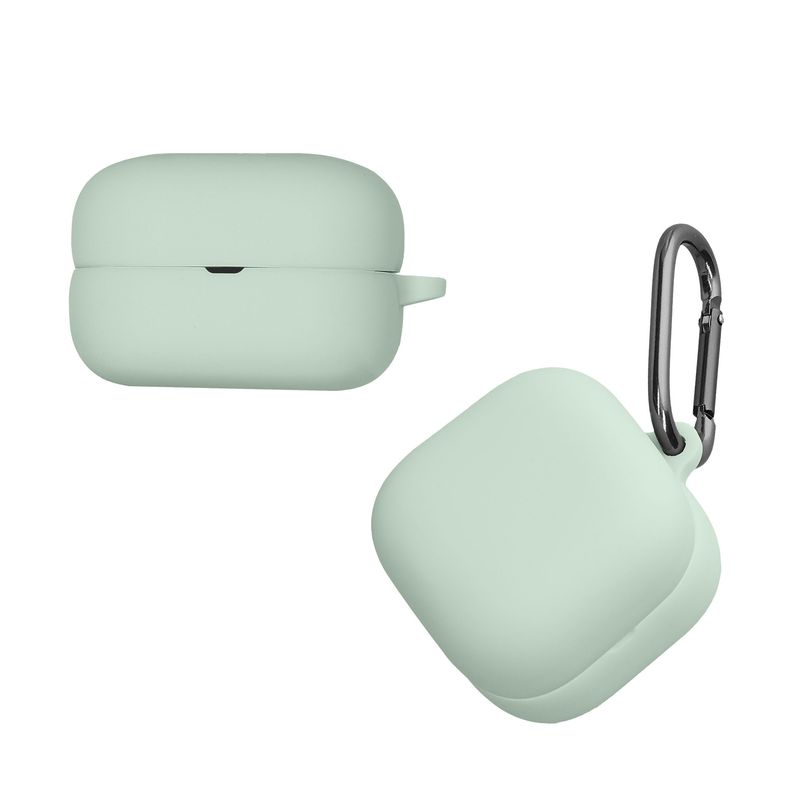 Laptop, Telefoane si Tablete - Wearables si gadgeturi - Wearables - Accesorii wearables - Husa casti Kwmobile pentru Sony LinkBuds Clip WF-LC900, protectie la zgarieturi, Silicon, verde - Infinity.ro