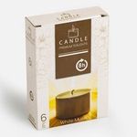 Casa si Gradina - Decoratiuni - Aromaterapie si lumanari - Lumanari si candele - Lumanari tip pastila parfumate White Musk, Set 6 buc, 4x2 cm - Infinity.ro