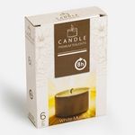 Casa si Gradina - Decoratiuni - Aromaterapie si lumanari - Lumanari si candele - Lumanari tip pastila parfumate White Musk, Set 6 buc, 4x2 cm - Infinity.ro