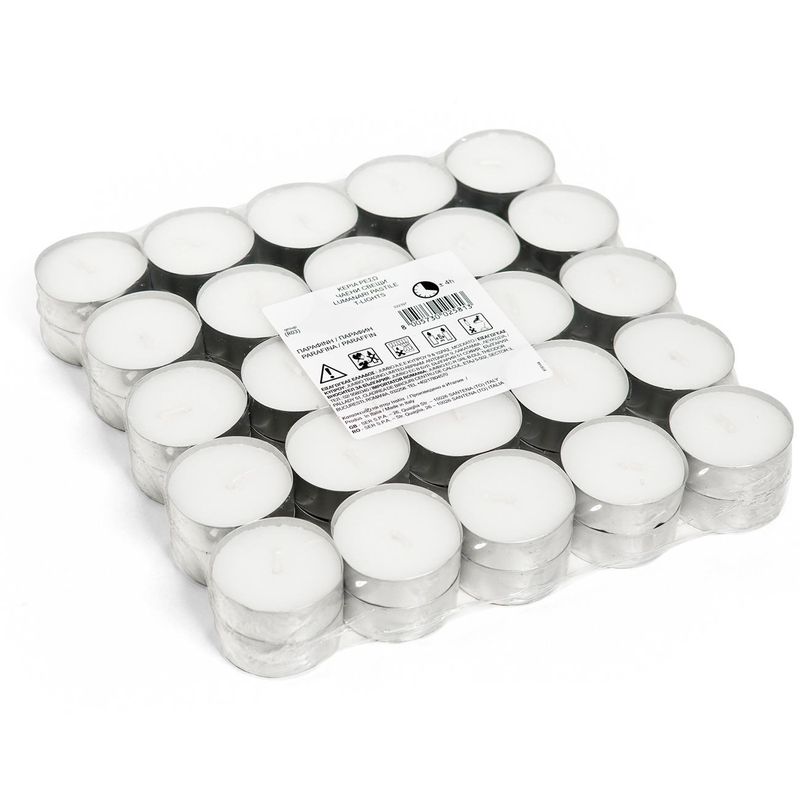 Casa si Gradina - Decoratiuni - Aromaterapie si lumanari - Lumanari si candele - Lumanari tip pastila albe pentru decorare calda - Infinity.ro