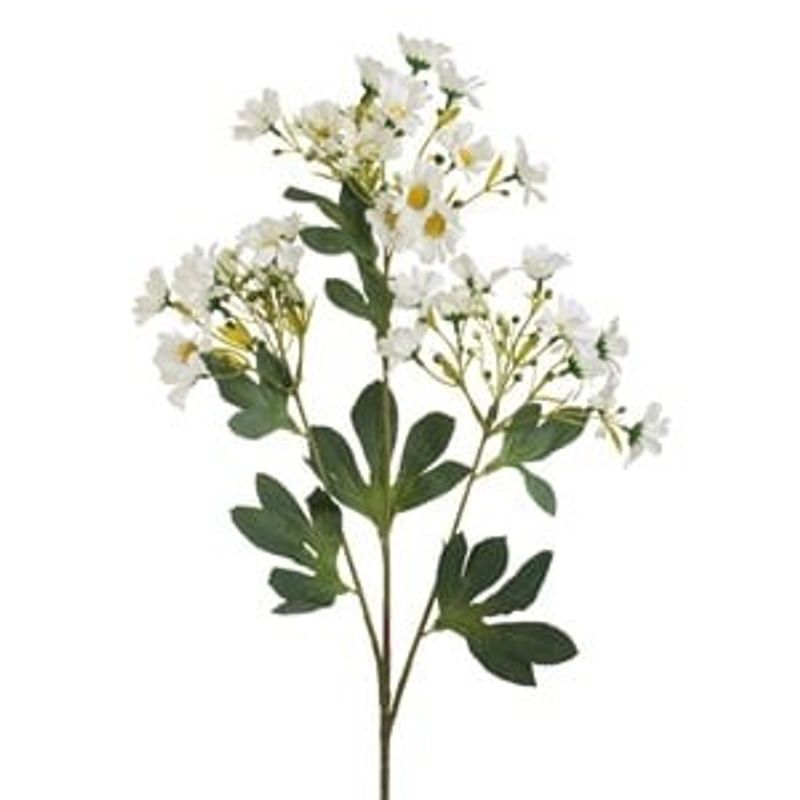 Casa si Gradina - Decoratiuni - Obiecte decorative - Plante artificiale - Floare artificiala cu tulpina lunga si margarete albe, 84 cm - Infinity.ro
