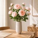 Casa si Gradina - Decoratiuni - Obiecte decorative - Plante artificiale - Floare Artificiale Bujor Roz 70cm pentru Decor - Infinity.ro