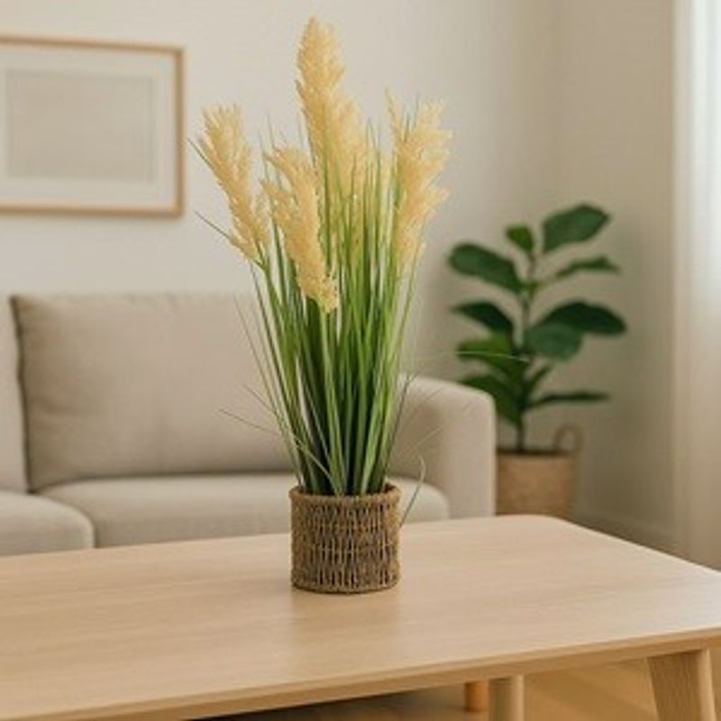 Casa si Gradina - Decoratiuni - Obiecte decorative - Plante artificiale - Ghiveci Decorativi cu Plante Artificiale - Gazon Inalt - Infinity.ro
