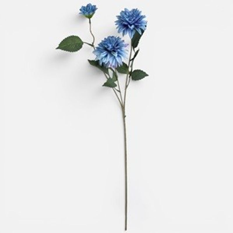 Casa si Gradina - Decoratiuni - Obiecte decorative - Plante artificiale - Floare Artificiala Dalie Albastra 71cm - Infinity.ro