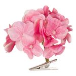 Casa si Gradina - Decoratiuni - Obiecte decorative - Plante artificiale - Hortensie artificiale roz cu clips pentru decorarea casei - Infinity.ro