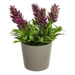 Casa si Gradina - Decoratiuni - Obiecte decorative - Plante artificiale - Ghivec decorativ cu planta artificiala roz taupe 6x14 cm - Infinity.ro