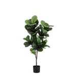 Casa si Gradina - Decoratiuni - Obiecte decorative - Plante artificiale - Ficus artificial 72 frunze 55x45x120 cm - Infinity.ro