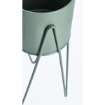 Casa si Gradina - Gradinarit si plante - Plante si ghivece - Ghivece si suporturi - Set 2 suporturi flori otel verde Madelyn 23.5x53-57 cm, 21.5x42-46 cm, - Infinity.ro