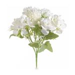 Casa si Gradina - Decoratiuni - Obiecte decorative - Plante artificiale - Buchet Hortensii si Trandafiri artificiali albi verzi 30 cm - Infinity.ro