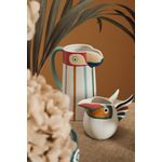 Casa si Gradina - Decoratiuni - Obiecte decorative - Vaze si boluri decorative - Vaza flori ceramica multicolora Toucan 18,7x10x13h - Infinity.ro