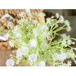 Casa si Gradina - Decoratiuni - Obiecte decorative - Plante artificiale - Set 3 buchete flori artificiale albe verzi 36 cm - Infinity.ro