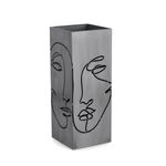 Casa si Gradina - Decoratiuni - Obiecte decorative - Suporturi umbrele - Suport umbrele otel argintiu Evans 20x20x52h - Infinity.ro