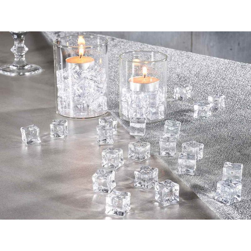 Casa si Gradina - Decoratiuni - Obiecte decorative - Accesorii decorative - Set 80 cuburi gheata decorativa 2x2x2 cm - Infinity.ro