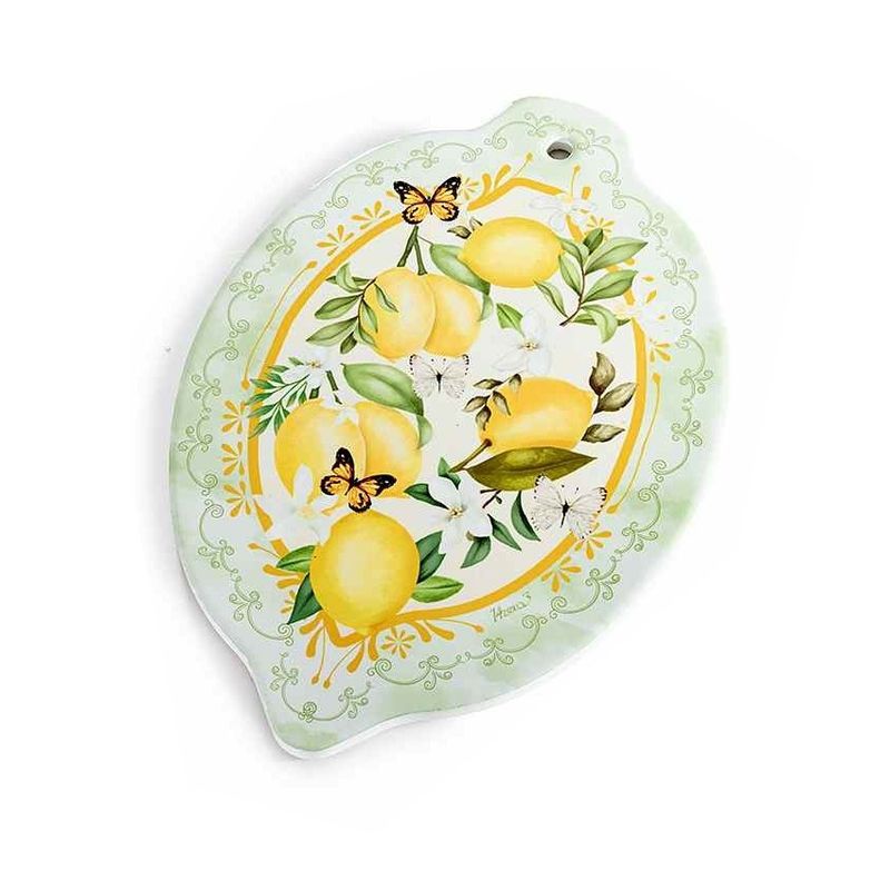 Casa si Gradina - Bucatarie si vesela - Organizare si depozitare bucatarie - Suporturi tacamuri si vase - Set 4 suporturi vase fierbinti pluta ceramica multicolora Lamai cm 15 x 21,5 H - Infinity.ro