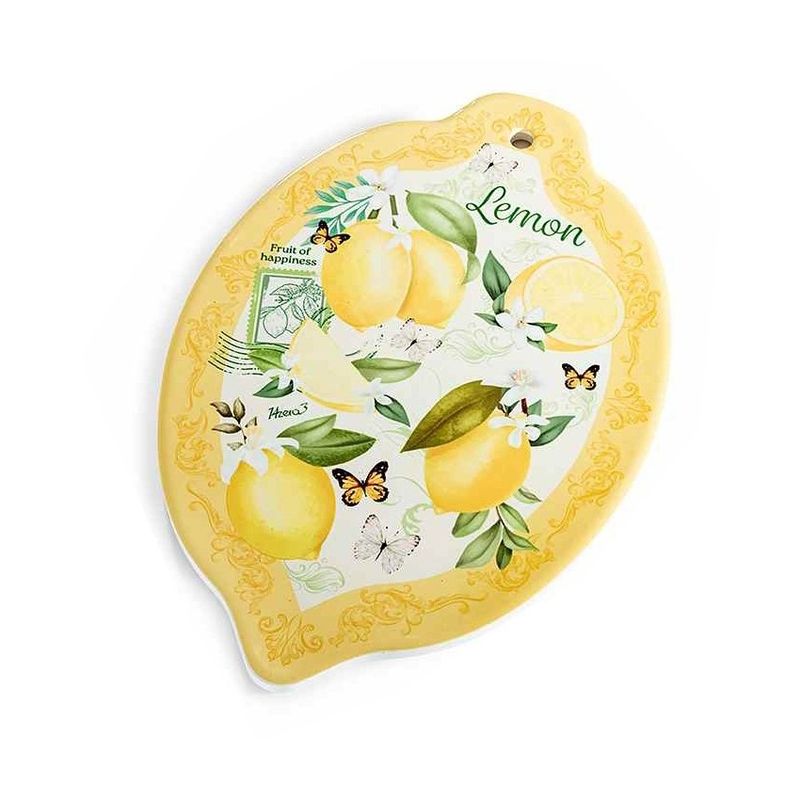 Casa si Gradina - Bucatarie si vesela - Organizare si depozitare bucatarie - Suporturi tacamuri si vase - Set 4 suporturi vase fierbinti pluta ceramica multicolora Lamai cm 15 x 21,5 H - Infinity.ro