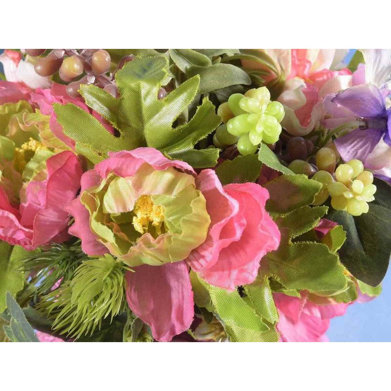 Casa si Gradina - Decoratiuni - Obiecte decorative - Plante artificiale - Set 3 buchete Peonia artificiala 23.5 cm - Infinity.ro