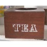 Casa si Gradina - Mobilier - Organizare si depozitare - Cutii depozitare - Set 2 cutii ceai lemn maro alb 10x8.5x7 cm - Infinity.ro