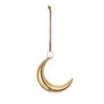 Casa si Gradina - Decoratiuni - Decoratiuni de sezon - Ornament brad Luna aurie 12x3x9 cm - Infinity.ro