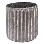 Casa si Gradina - Decoratiuni - Aromaterapie si lumanari - Suporturi lumanari - Suport lumanare sticla neagra 10x10 cm - Infinity.ro