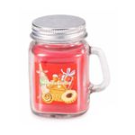 Casa si Gradina - Decoratiuni - Aromaterapie si lumanari - Lumanari si candele - Lumanare parfumata Craciun in borcan sticla aroma Cuisoare si Portocale cm 7, 5 x 5, 5 x 8, 5 H - Infinity.ro