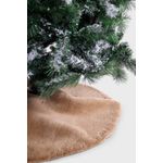 Casa si Gradina - Decoratiuni - Decoratiuni de sezon - Covoras brad textil maro Kathlyn 90 cm - Infinity.ro