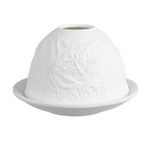 Casa si Gradina - Decoratiuni - Aromaterapie si lumanari - Lumanari si candele - Candela portelan alb Pisica 12x8 cm - Infinity.ro