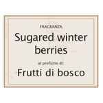 Casa si Gradina - Decoratiuni - Aromaterapie si lumanari - Lumanari si candele - Lumanare parfumata Craciun in borcan sticla aroma Fructe de Padure cm 7, 5 x 5, 5 x 8, 5 H - Infinity.ro