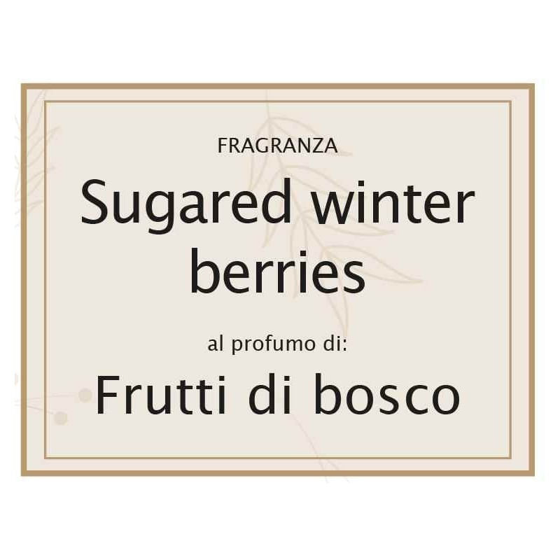 Casa si Gradina - Decoratiuni - Aromaterapie si lumanari - Lumanari si candele - Lumanare parfumata Craciun in borcan sticla aroma Fructe de Padure cm 7, 5 x 5, 5 x 8, 5 H - Infinity.ro