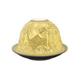 Casa si Gradina - Decoratiuni - Aromaterapie si lumanari - Lumanari si candele - Candela portelan alb Pisicute 12x8 cm - Infinity.ro