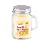 Casa si Gradina - Decoratiuni - Aromaterapie si lumanari - Lumanari si candele - Lumanare parfumata Craciun in borcan sticla aroma Alune si Ciocolata cm 7, 5 x 5, 5 x 8, 5 H - Infinity.ro