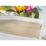 Casa si Gradina - Bucatarie si vesela - Ustensile bucatarie - Tavi servire - Tava decorativa Barcuta lemn alb maro 40 x 18,5 x 3 H - Infinity.ro