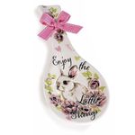 Casa si Gradina - Bucatarie si vesela - Organizare si depozitare bucatarie - Suporturi tacamuri si vase - Suport lingura Paste ceramica multicolora 10.5x24 cm - Infinity.ro