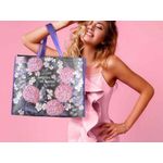 Fashion, accesorii si bijuterii - Femei - Accesorii femei - Genti si rucsacuri femei - Sacosa cumparaturi poliester multicolor decor Floral II 45x12x55H - Infinity.ro