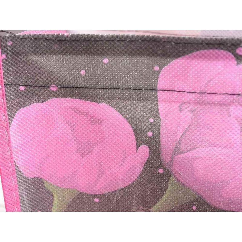Fashion, accesorii si bijuterii - Femei - Accesorii femei - Genti si rucsacuri femei - Sacosa cumparaturi poliester multicolor decor Floral II 45x12x55H - Infinity.ro