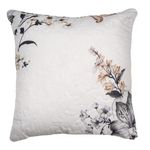 Casa si Gradina - Textile si covoare - Lenjerii de pat - Fete de perna - Fata perna textil matlasat Flower 40x40 cm - Infinity.ro