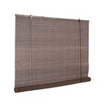 Casa si Gradina - Textile si covoare - Rulouri si jaluzele - Jaluzea tip rulou din bambus maro Dora 150 cm x 260 h - Infinity.ro