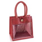 Market - Cadouri - Pungi cadou si accesorii - Sacosa pentru cadouri iuta rosie 21x15.5x34 cm - Infinity.ro
