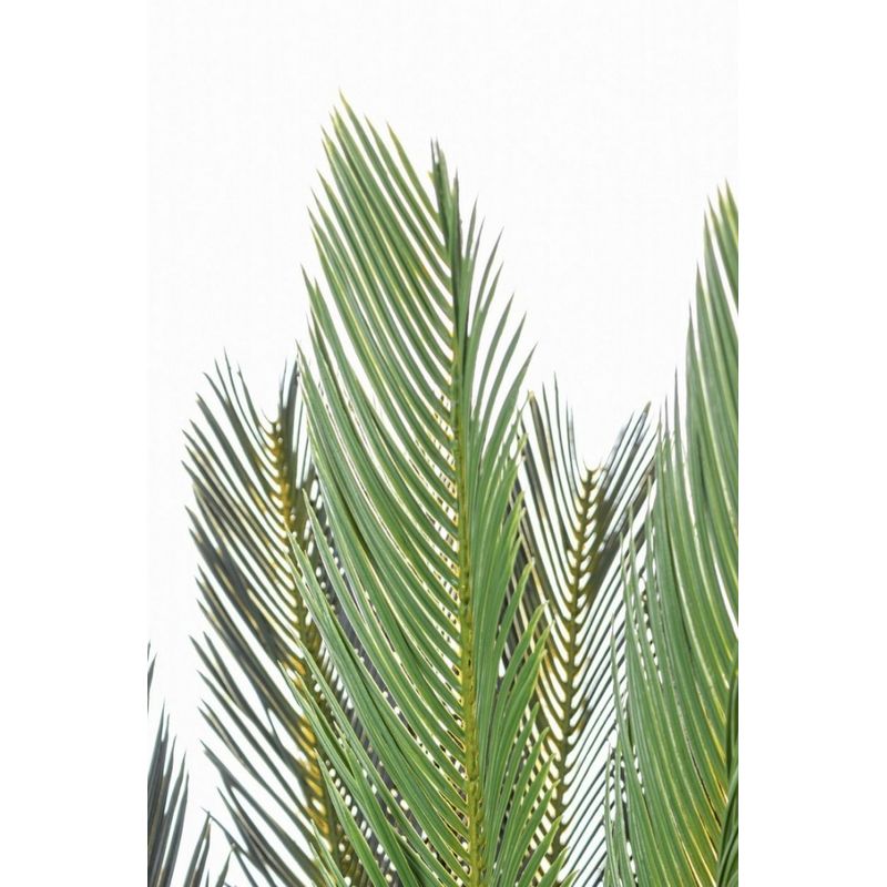 Casa si Gradina - Decoratiuni - Obiecte decorative - Plante artificiale - Palmier artificial Cycas cu 28 frunze in ghiveci 120 h - Infinity.ro