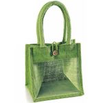 Market - Cadouri - Pungi cadou si accesorii - Sacosa pentru cadouri iuta verde 21x15.5x34 cm - Infinity.ro