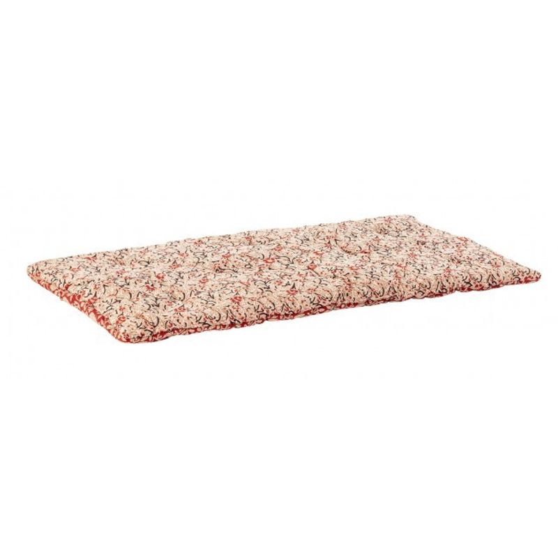 Casa si Gradina - Textile si covoare - Perne si pilote - Perne decorative - Perna podea bumbac rosu crem Lorient 60x120 cm - Infinity.ro