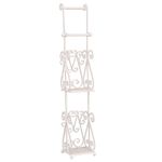 Casa si Gradina - Sanitare - Suporturi si accesorii baie - Suporturi baie - Suport hartie igienica White Metal 17 x 17 x 97 cm, Yankee Land - Infinity.ro
