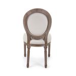 Casa si Gradina - Mobilier - Scaune si fotolii - Scaune - Scaun cu spatar din lemn si tapiterie bumbac Mathilde 48 cm x 46 cm x 96 h x 48 h - Infinity.ro