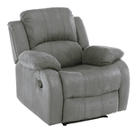 Casa si Gradina - Mobilier - Scaune si fotolii - Fotolii - Fotoliu recliner tapiterie textil gri Askoy 87x92x97 cm - Infinity.ro