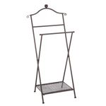 Casa si Gradina - Mobilier - Organizare si depozitare - Umerase si valeti - Suport haine otel gri antracit Charlotte 46x28x98 cm - Infinity.ro