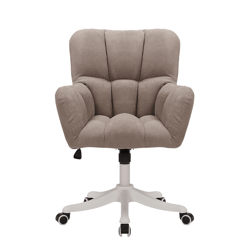 Casa si Gradina - Mobilier - Scaune si fotolii - Scaune - Scaun de birou tapiterie textil maro Lorel 64x67x99.5 cm - Infinity.ro