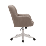 Casa si Gradina - Mobilier - Scaune si fotolii - Scaune - Scaun de birou tapiterie textil maro Lorel 64x67x99.5 cm - Infinity.ro